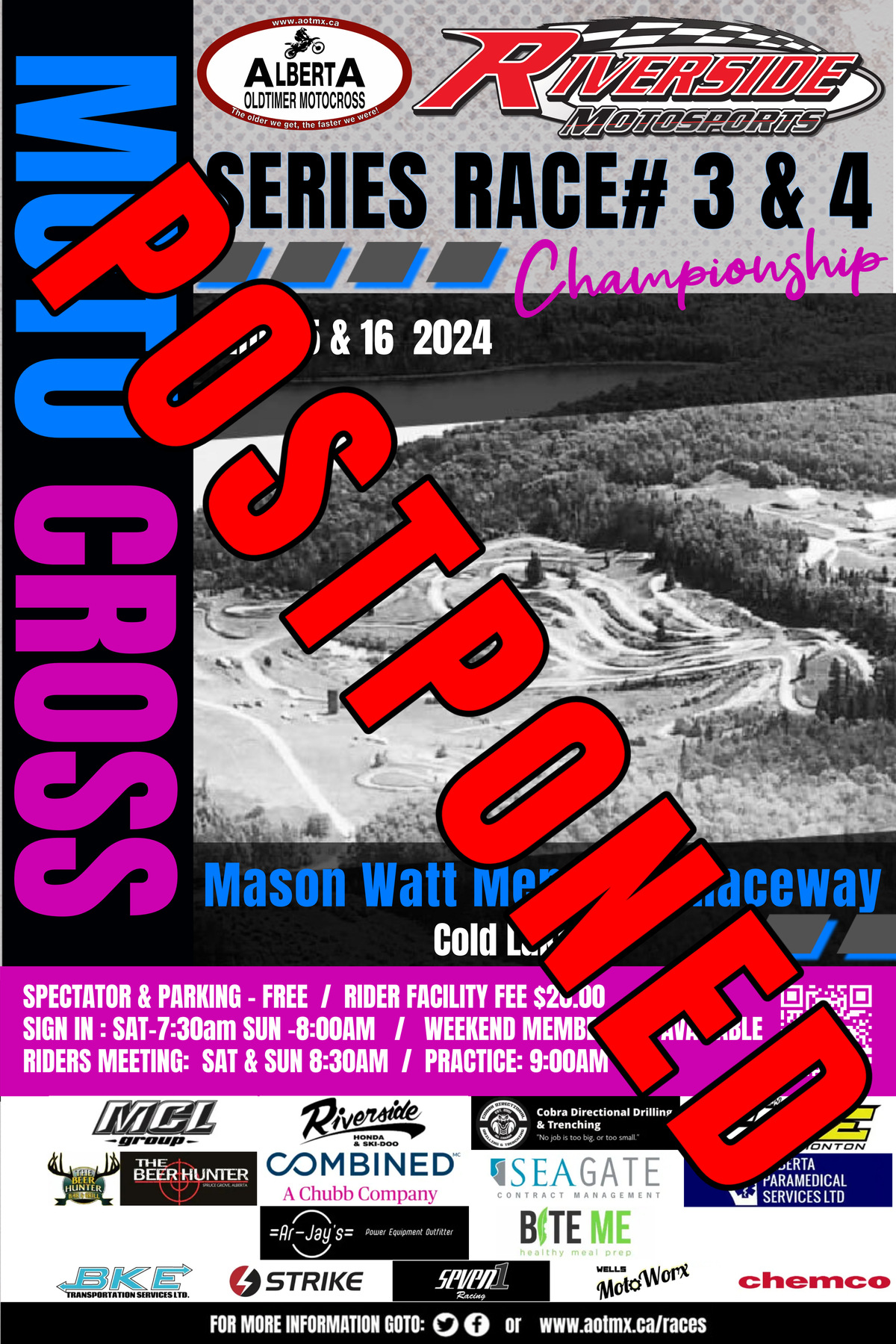 Cold Lake Race -Postponed